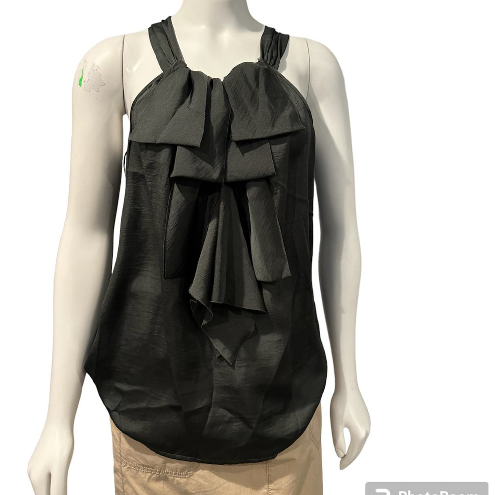 Adiva gray ruffled tank M, preppy, whimpsi goth, ruffle